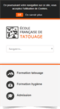 Mobile Screenshot of formationtatoueur.fr